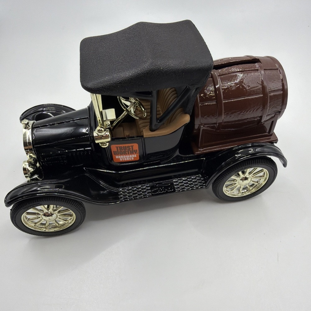 Collectible Ertl 1918 Ford Barrel Bank Trustworthy Hardware. New